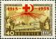 162143 - Советский госпиталь за рубежом. Печать глубокая, перф. греб. 12:12 1/2